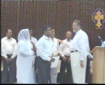 Ordination ceremony.....