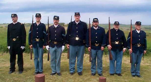 Members of 17th US Infantry, Co H