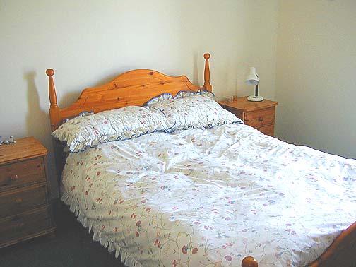 Double bed - and quite comfy too!