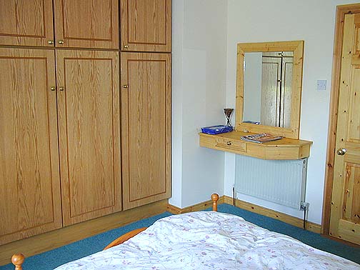 Plenty of wardrobe space and dressing table