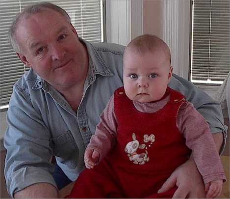 Freeman Earle with grandson Liam