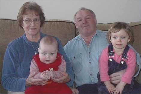 Phyllis and Freeman with Liam and Regan