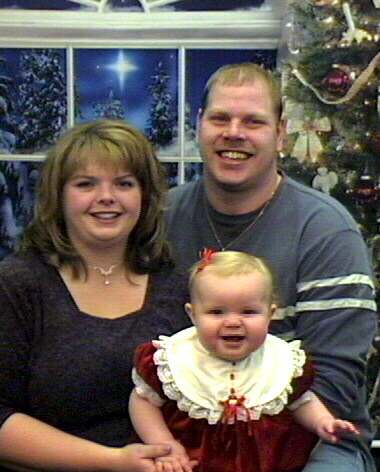 Wanda (Colbourne), Dave Green and daughter Morgan Alexis Lucinda Green