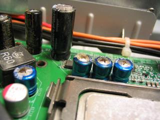 Bad caps on an MSI mobo