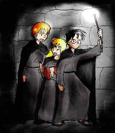 Ron: Estamos atrasados por tu culpa! * Hermione: Pero ya quedamos desocupados de la Tarea!