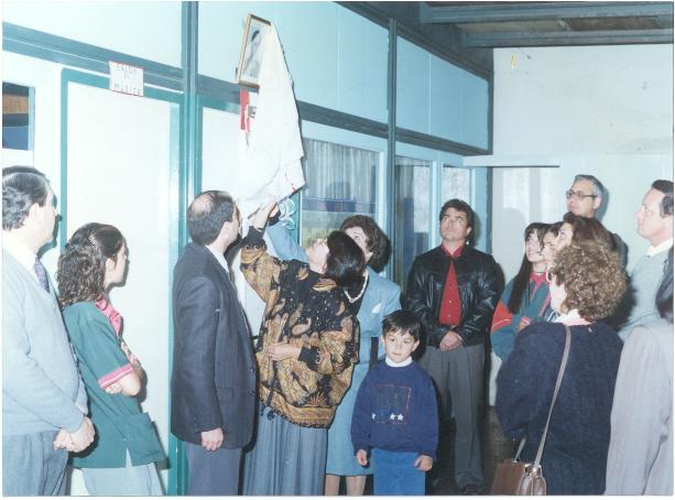 Sr.Rector y Bibliotecaria