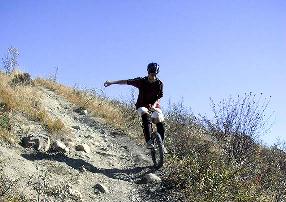 Downhill racer