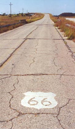 The old 66 with logo overlaid