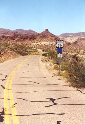 The 66 winds through New Mexico