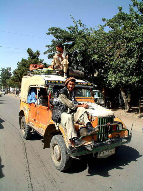 On the road, Afghanistan