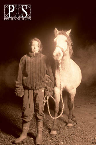 Girl with horse