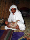 Marsh Arab and granddaughter, Iraq