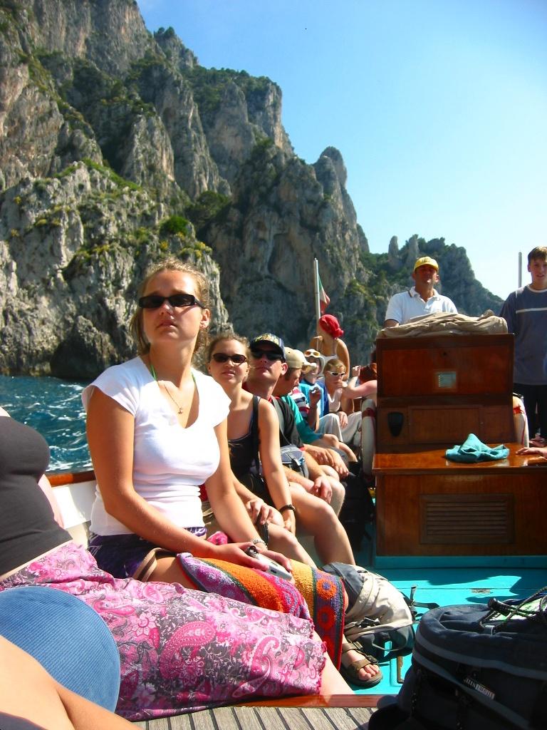 Cruising around the Isle of Capri