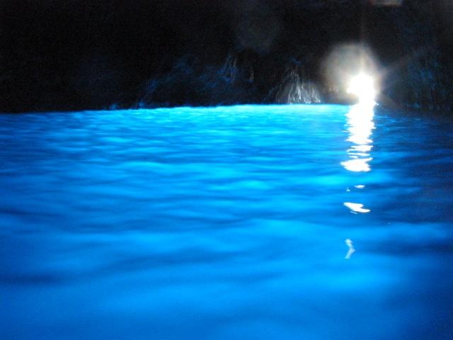 What we've all been waiting for, the Blue Grotto.
