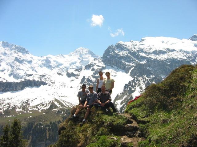 Richo, Steve, Laura , Grete and I at 2025m (over 1200m above camp)