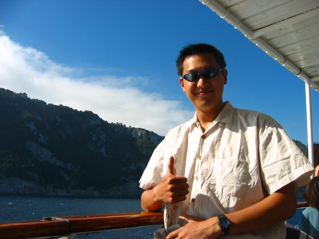 Still excited about going to Capri.