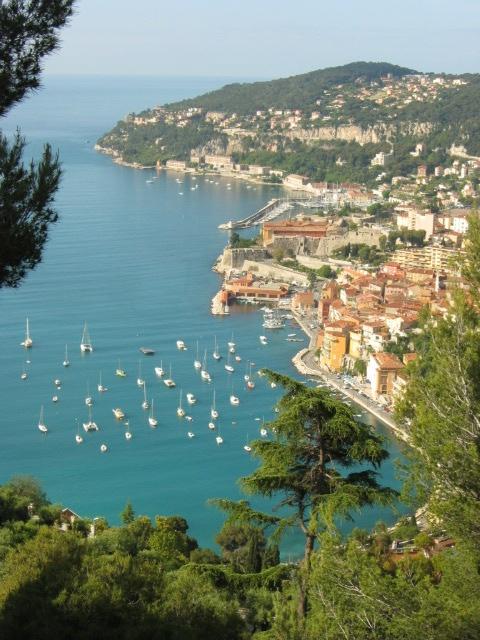 View over the French Riviera