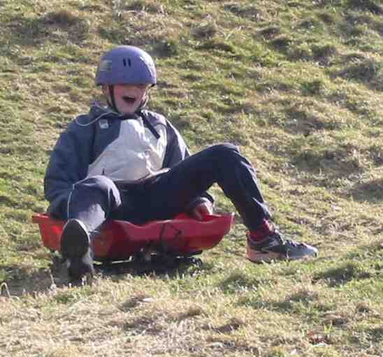 Grass sledging