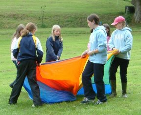 Parachute games