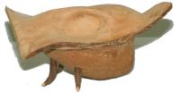 turned and carved container, 400*180mm
