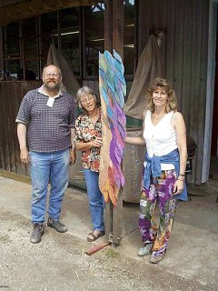 Leaf panel by Annette Barlow, Sylvio Aponyi and Gael Montgomerie