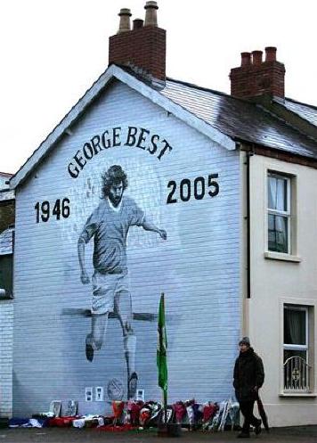 George Best Mural East Belfast