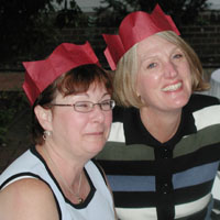 aunt maureen and mom!