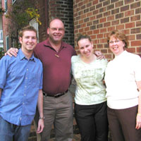 the delightful hughes family!&nbsp; uncle john's my favorite godfather, you know...