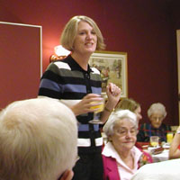 and mom telling stories!