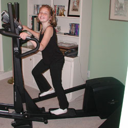 and some of us were compelled to get on the elliptical...&nbsp; very forward thinking!