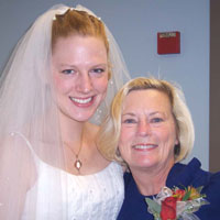 awww...coll and aunt betsy before the ceremony!