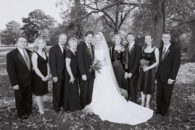 both families all in one spot...except bryant & harrison... from the left:&nbsp; chris andrea dennis evelyn ryan colleen corkey larry becca and alex