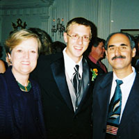 alex, and his godparents:&nbsp; billy glick and aunt kaki!