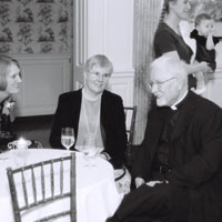 uncle al & janet laugh with mom...sarah and casey hang out in the background