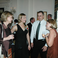 gloria, claire, mark, and nancy having a laugh...