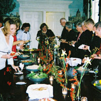 folks at the buffet!