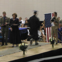 walking towards the flag!&nbsp; yea alex!!!
