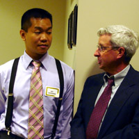 art and uncle jim discuss...the question of suspenders.&nbsp; are they "in" again?