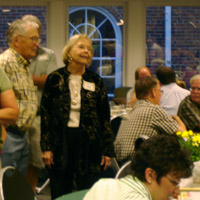 lillian amongst the crowds!