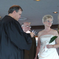happy couple as they are their one and only true loves (his third marriage...children from each previous attended)