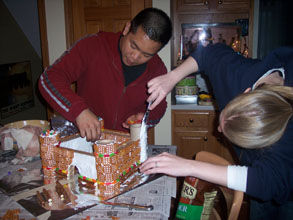 corner tower construction!