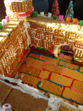 zoom on interior courtyard