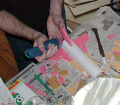 the little air drier helps glue/frosting set faster!