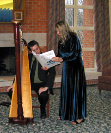 marc procures private instruction on the harp...&nbsp; 
