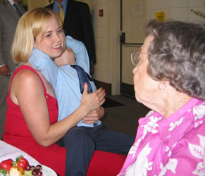reception talk