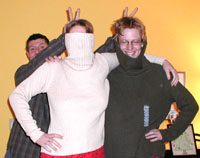 annual christmas fashion show!&nbsp; bec & coll model this year's kaki-wear