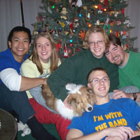 before we go to bed... so santa can come...!