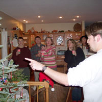 ryan gave us a tour of the lights and sights within the waite house....&nbsp; we were awed and amazed...