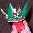spinny santa in the tree!