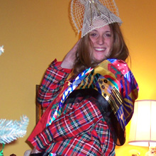 bec models as many amazing things as she can at once!&nbsp; she's beautiful!
